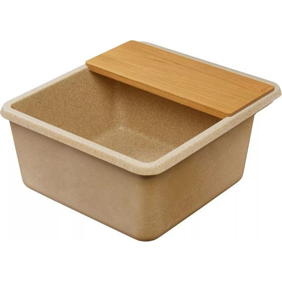 Кухонная мойка Акватон Беллис 1A724932BS220, песочный, Цвет производителя: песочный фото 2