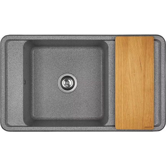 Кухонная мойка Акватон Беллис 1A724832BS230, серый, Цвет производителя: серый фото 2