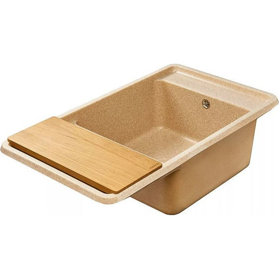 Кухонная мойка Акватон Беллис 1A724832BS220, песочный, Цвет производителя: песочный фото 5