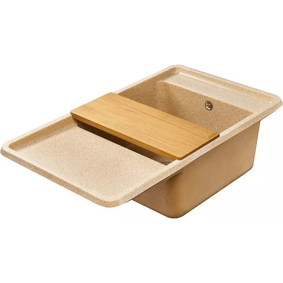 Кухонная мойка Акватон Беллис 1A724832BS220, песочный, Цвет производителя: песочный фото 6