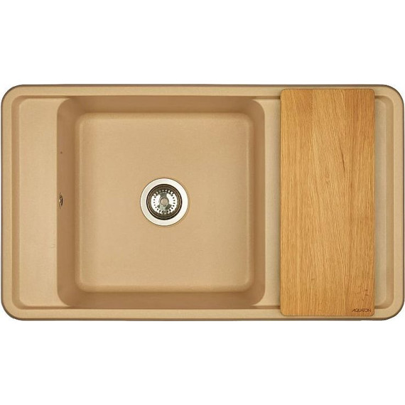 Кухонная мойка Акватон Беллис 1A724832BS260, латте, Цвет производителя: латте фото 2