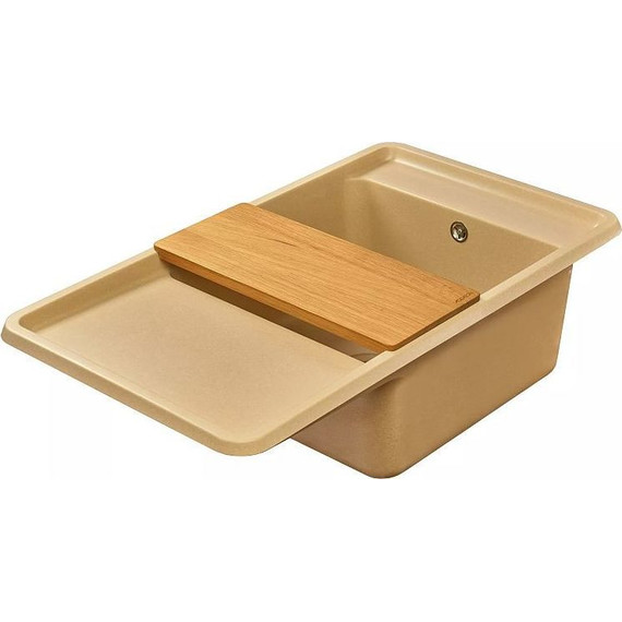 Кухонная мойка Акватон Беллис 1A724832BS260, латте, Цвет производителя: латте фото 6