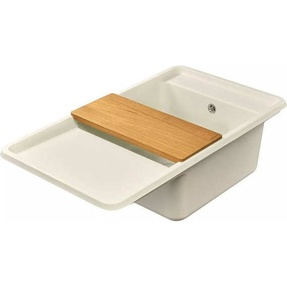 Кухонная мойка Акватон Беллис 1A724832BS240, жемчуг, Цвет производителя: жемчуг фото 6