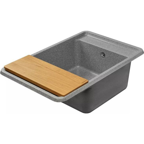 Кухонная мойка Акватон Беллис 1A725032BS230, серый, Цвет производителя: серый фото 2