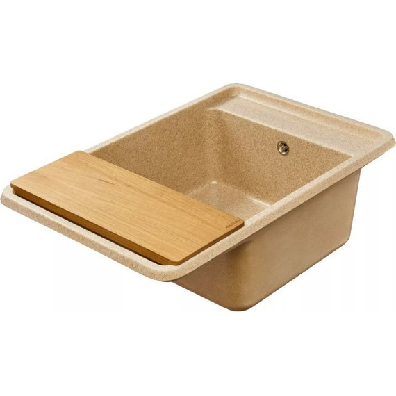 Кухонная мойка Акватон Беллис 1A725032BS220, песочный, Цвет производителя: песочный фото 5