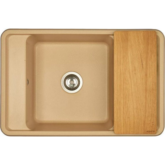 Кухонная мойка Акватон Беллис 1A725032BS260, латте, Цвет производителя: латте фото 6