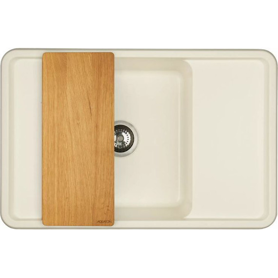 Кухонная мойка Акватон Беллис 1A725032BS240, жемчуг, Цвет производителя: жемчуг фото 5