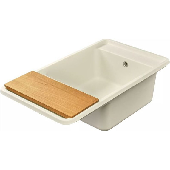 Кухонная мойка Акватон Беллис 1A725032BS240, жемчуг, Цвет производителя: жемчуг фото 3