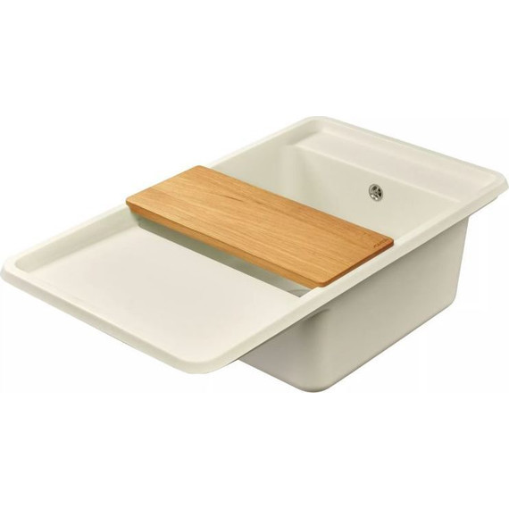 Кухонная мойка Акватон Беллис 1A725032BS240, жемчуг, Цвет производителя: жемчуг фото 2