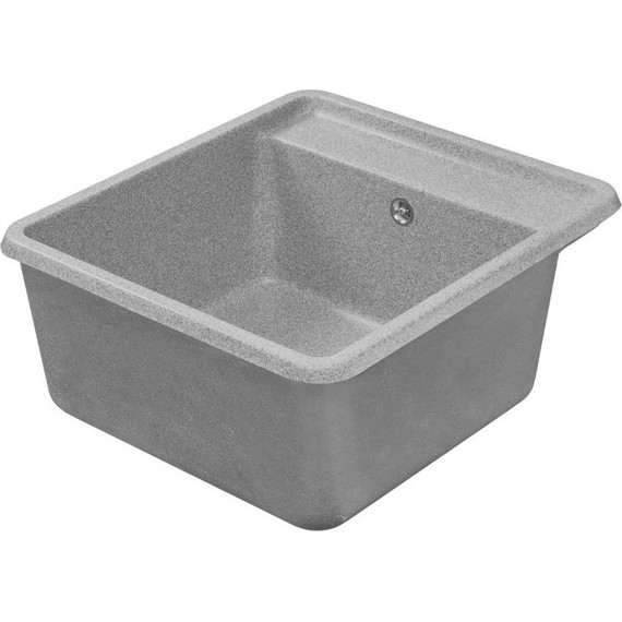Кухонная мойка Акватон Беллис 1A724932BS230, серый, Цвет производителя: серый фото 3