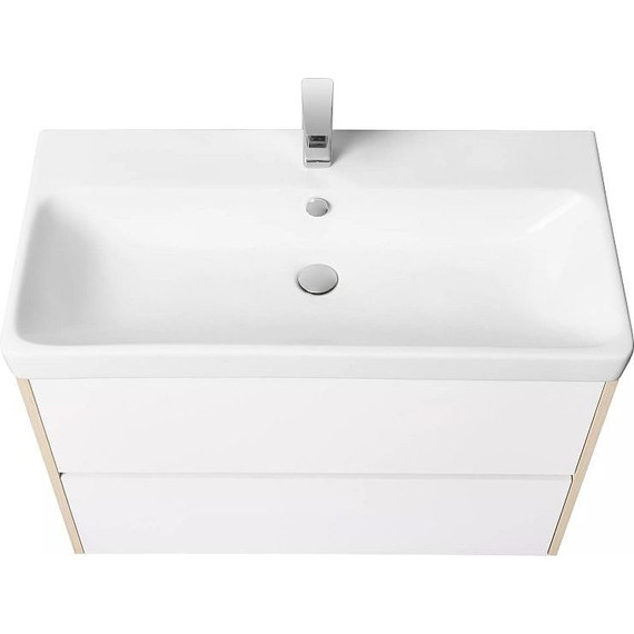 Тумба подвесная с раковиной Акватон Сканди 90 см 1A2519K0SDB20, белый/дуб верона - 4 Тумба подвесная с раковиной Акватон Сканди 90 см 1A2519K0SDB20, белый/дуб верона фото 4