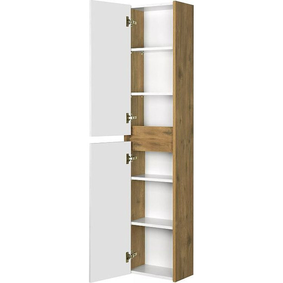 Шкаф подвесной Акватон Сканди 35 см 1A255003SDZ90, белый/дуб рустикальный - 4 Шкаф подвесной Акватон Сканди 35 см 1A255003SDZ90, белый/дуб рустикальный фото 4