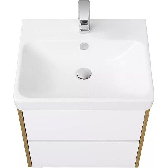 Тумба подвесная с раковиной Акватон Сканди 55 см 1A2517K0SDZ90, белый/дуб рустикальный - 7 Тумба подвесная с раковиной Акватон Сканди 55 см 1A2517K0SDZ90, белый/дуб рустикальный фото 7