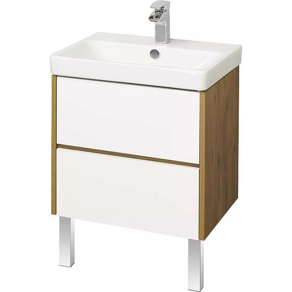 Тумба подвесная с раковиной Акватон Сканди 70 см 1A2518K0SDZ90, белый/дуб рустикальный - 4 Тумба подвесная с раковиной Акватон Сканди 70 см 1A2518K0SDZ90, белый/дуб рустикальный фото 4