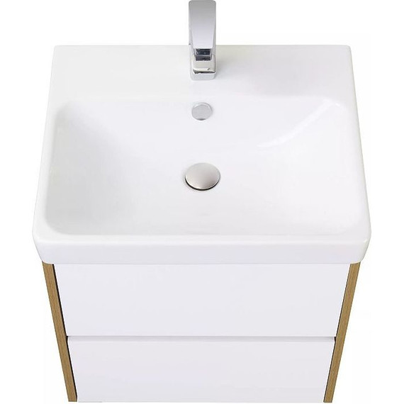 Тумба подвесная с раковиной Акватон Сканди 70 см 1A2518K0SDZ90, белый/дуб рустикальный - 5 Тумба подвесная с раковиной Акватон Сканди 70 см 1A2518K0SDZ90, белый/дуб рустикальный фото 5