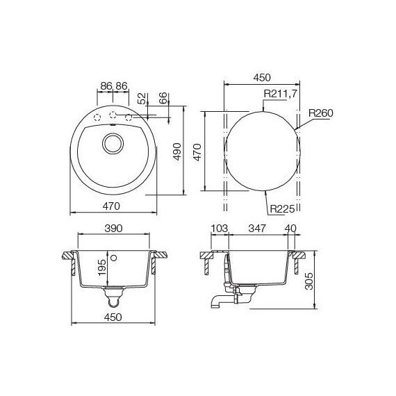 Кухонная мойка Schock Eclipse 45 700669, мокка фото 3