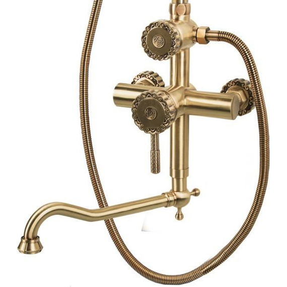 Душевая стойка Bronze de Luxe Windsor 10120DF/1, бронза фото 2