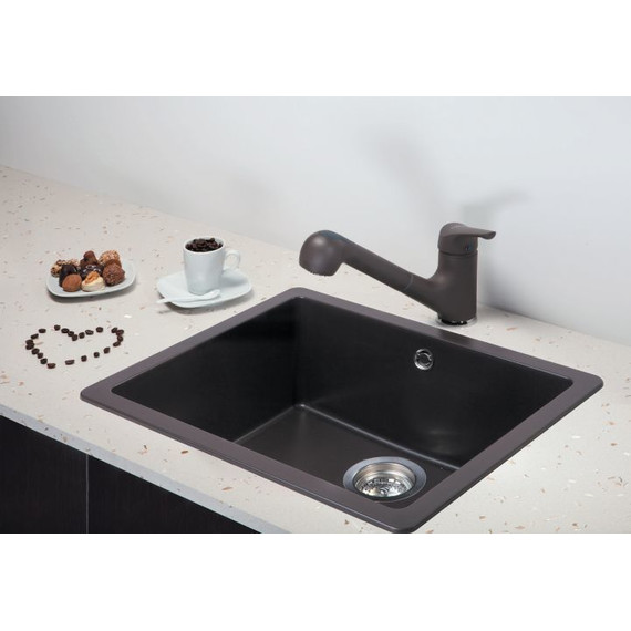 Кухонная мойка Schock Quadro 60 700517, оникс фото 2