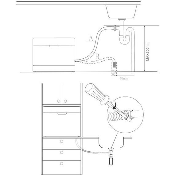 Отдельностоящая посудомоечная машина Korting KDF 2050 S фото 2