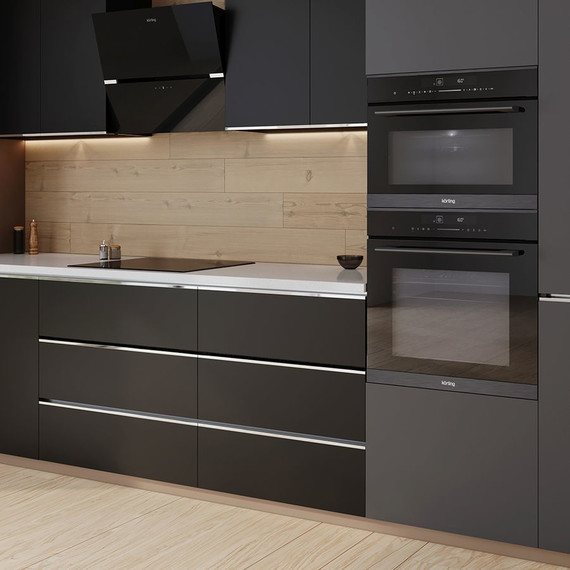 Встраиваемый электрический духовой шкаф с микроволнами Korting OKB 3250 GNBX MW фото 4