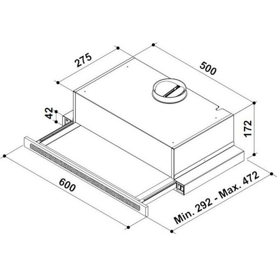 Вытяжка Korting KHP 6637 GWX (белое стекло) - 2 Вытяжка Korting KHP 6637 GWX (белое стекло) фото 2