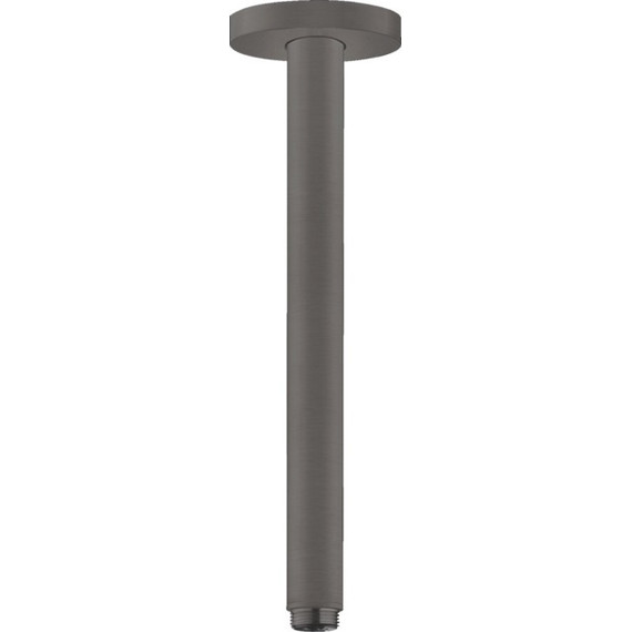 Кронштейн потолочный для верхнего душа Hansgrohe S 300 мм 27389340, черный хром фото 