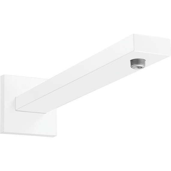 Кронштейн стеновой для верхнего душа Hansgrohe Square 389 мм 27694700, белый фото 