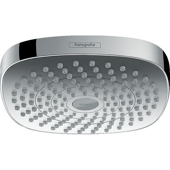 Верхний душ Hansgrohe Croma Select E 180 2jet 26524400, белый/хром фото 