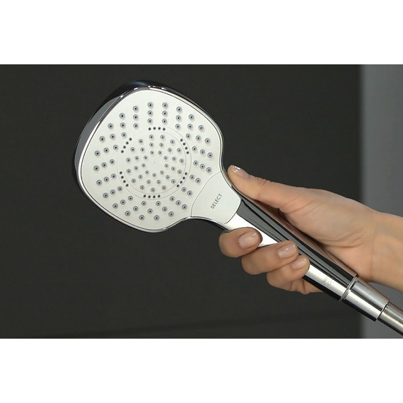 Ручной душ Hansgrohe Croma Select E 26810400, белый/хром фото 2