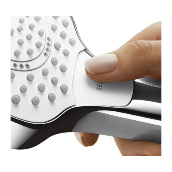 Ручной душ Hansgrohe Croma Select E 26810400, белый/хром фото 3