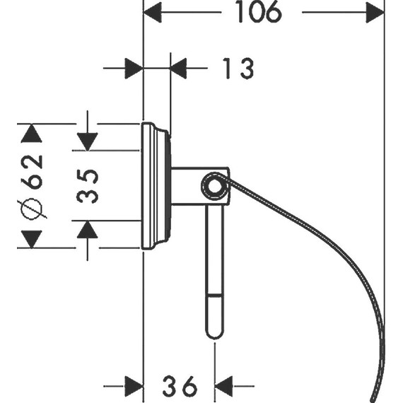 Держатель для туалетной бумаги Hansgrohe Logis Classic 41623000 фото 2