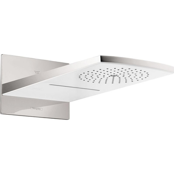 Верхний душ Hansgrohe Raindance Rainfall 180 2jet 28433400, латунь, белый/хром фото 