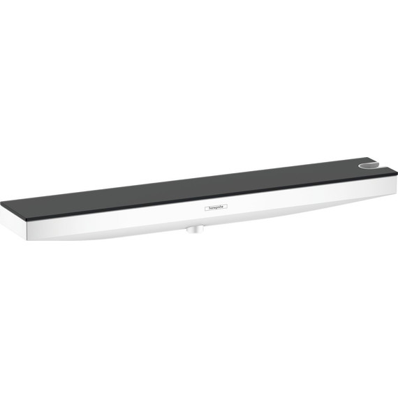 Шланговое подсоединение с держателем и полкой Hansgrohe Rainfinity 26858700 R, графит/белый фото 