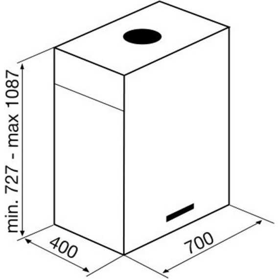 Вытяжка Korting KHA 7950 X Cube - 2 Вытяжка Korting KHA 7950 X Cube фото 2