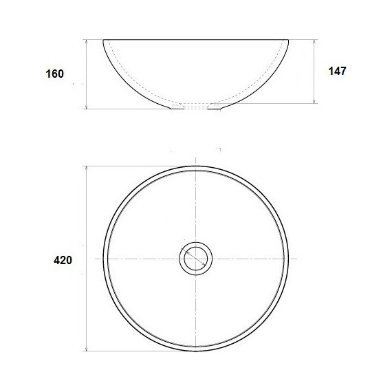 Раковина-чаша Bronze de Luxe Melody 40 см 2241, синий/искусственное состаривание фото 7