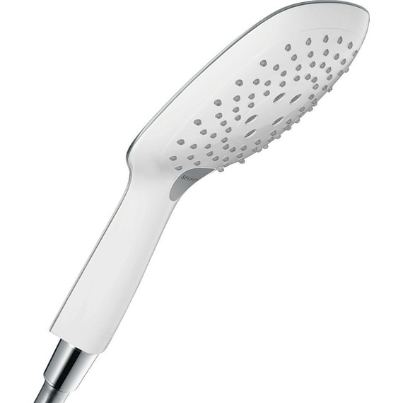 Ручной душ Hansgrohe Raindance Select E 150 3jet 26550400, белый/хром фото 