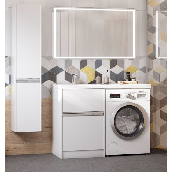 Тумба напольная с раковиной-столешницей Акватон Лондри 120 см 1A2359K1LH010 (раковина слева) - 6 Тумба напольная с раковиной-столешницей Акватон Лондри 120 см 1A2359K1LH010 (раковина слева) фото 6