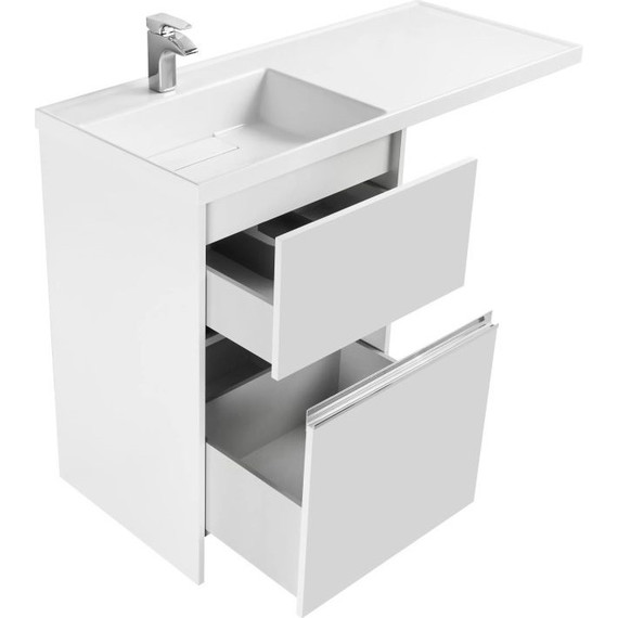 Тумба напольная с раковиной-столешницей Акватон Лондри 120 см 1A2359K1LH010 (раковина слева) - 10 Тумба напольная с раковиной-столешницей Акватон Лондри 120 см 1A2359K1LH010 (раковина слева) фото 10