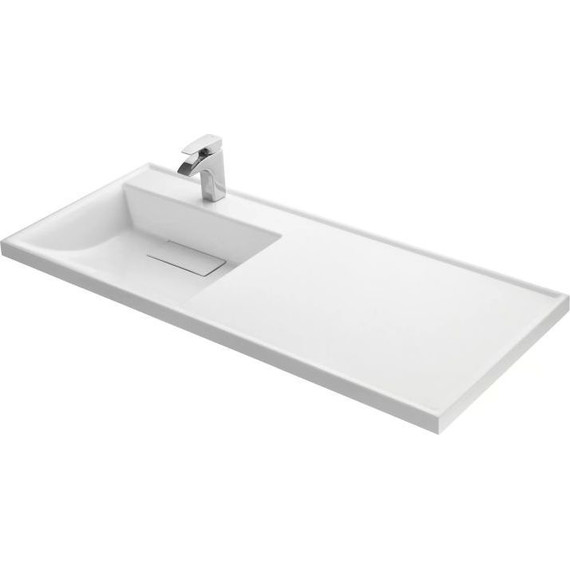 Тумба напольная с раковиной-столешницей Акватон Лондри 105 см 1A2360K0LH010 (раковина слева) - 9 Тумба напольная с раковиной-столешницей Акватон Лондри 105 см 1A2360K0LH010 (раковина слева) фото 9