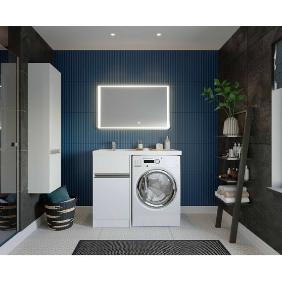 Тумба напольная с раковиной-столешницей Акватон Лондри 105 см 1A2360K0LH010 (раковина слева) - 5 Тумба напольная с раковиной-столешницей Акватон Лондри 105 см 1A2360K0LH010 (раковина слева) фото 5