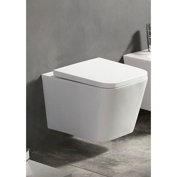 Унитаз подвесной безободковый Azario Nova AZ-2216 с крышкой микролифт - 2 Унитаз подвесной безободковый Azario Nova AZ-2216 с крышкой микролифт фото 2