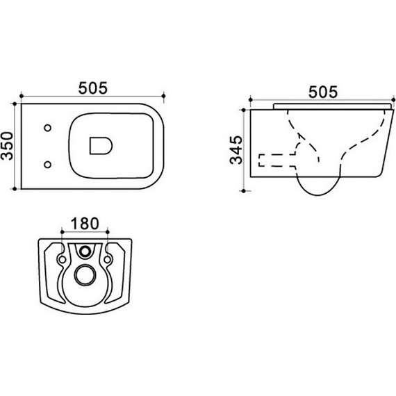 Унитаз подвесной безободковый Azario Nova AZ-2216 с крышкой микролифт - 3 Унитаз подвесной безободковый Azario Nova AZ-2216 с крышкой микролифт фото 3