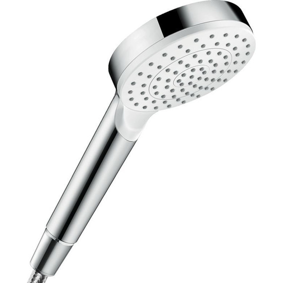 Ручной душ Hansgrohe Crometta 1jet EcoSmart 26333400, белый/хром фото 