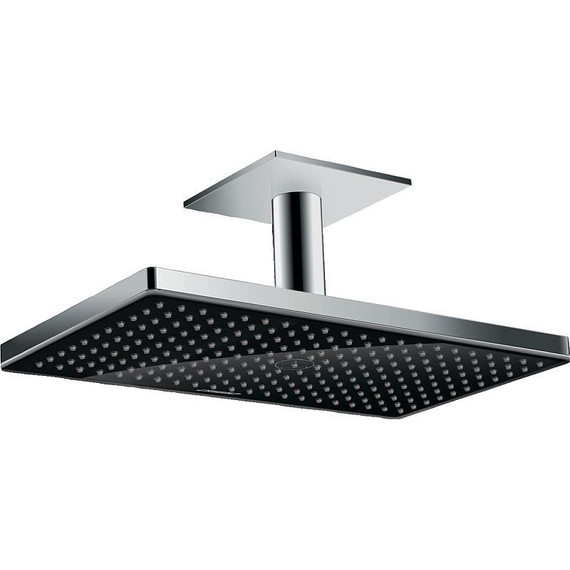 Верхний душ Hansgrohe Rainmaker Select 460 1jet 24002600, латунь/стекло, черный/хром фото 