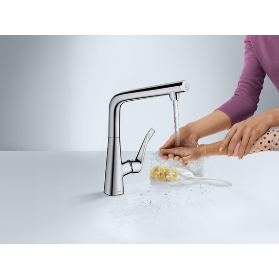 Смеситель для кухни Hansgrohe Metris Select M71 14883000 фото 4