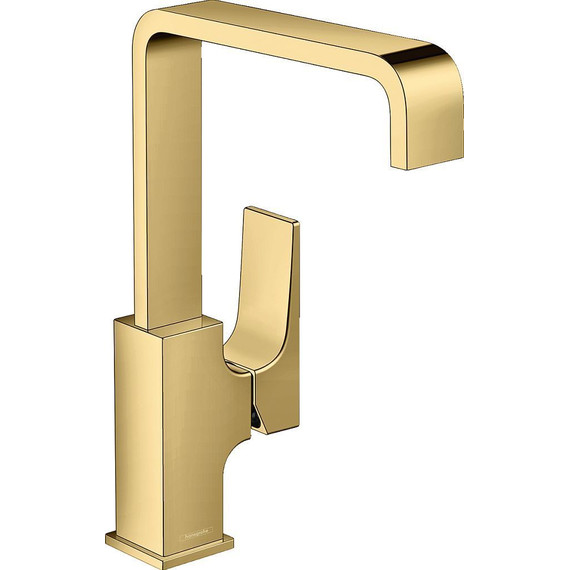 Смеситель для раковины Hansgrohe Metropol 32511990, золото фото 