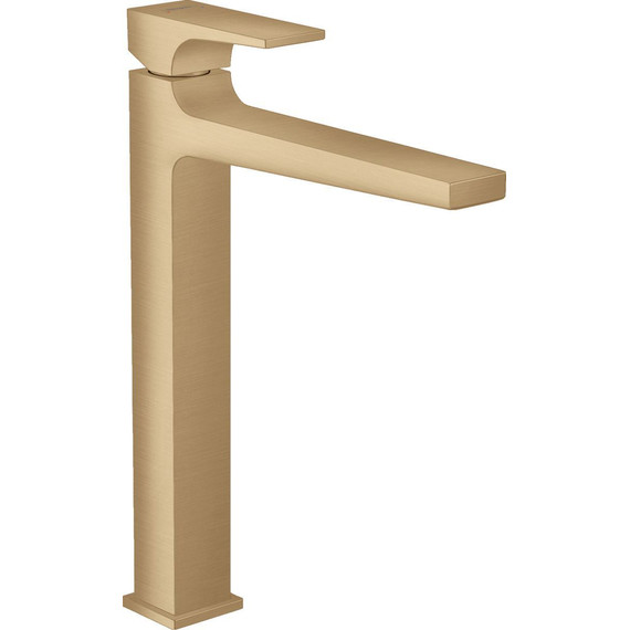 Смеситель для раковины высокий Hansgrohe Metropol 32512140, бронза фото 