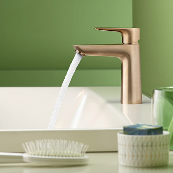 Смеситель для раковины Hansgrohe Talis E 71712140, бронза фото 2