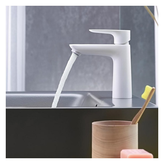 Смеситель для раковины Hansgrohe Talis E 71712700, белый фото 2