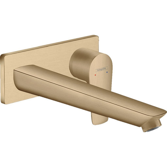 Смеситель для раковины настенный Hansgrohe Talis E 71734140, бронза фото 
